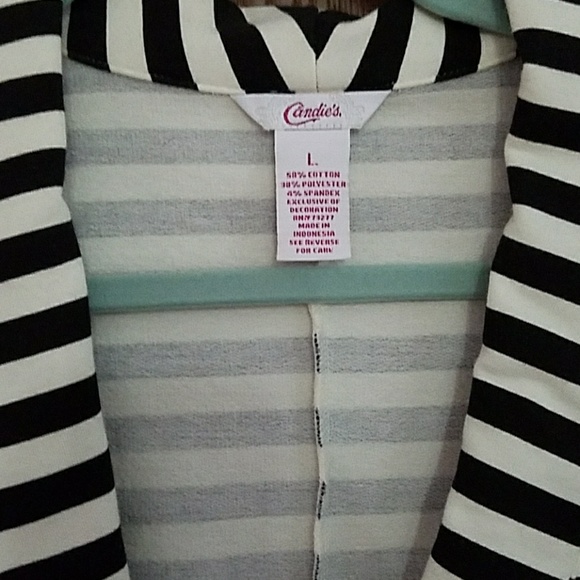 Women's blazer black and white L - Picture 2 of 3